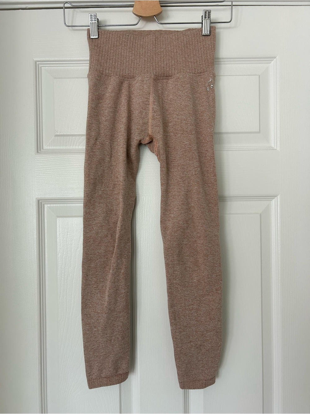 FP Movement by Free People Ribbed Waist Leggings - Taupe